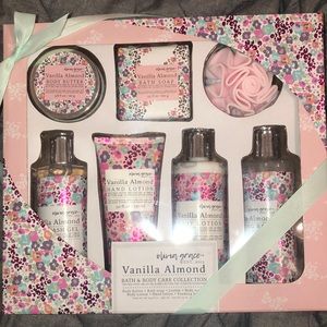 vanilla almond Bath and body care collection